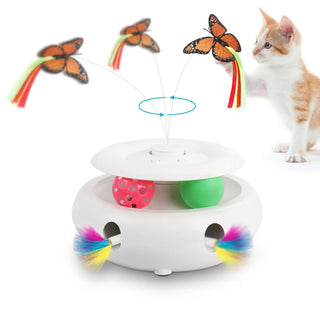  Rechargeable 3-in-1 Interactive Cat Toy cashymart