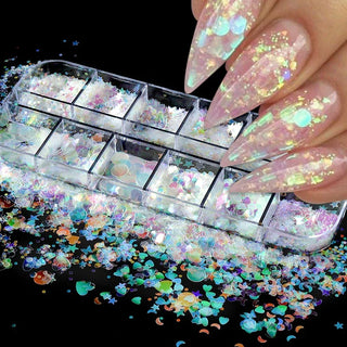  Mermaid Dreams Nail Glitter Flakes cashymart