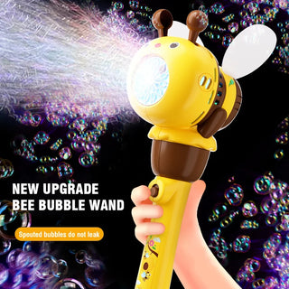  12 Hole Bee Electric Bubble Gun Kids Gift Outdoor Fun cashymart