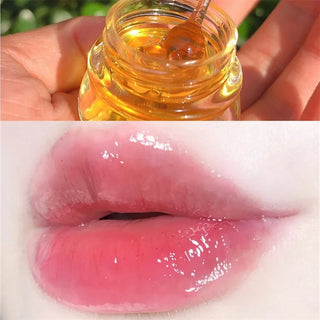  10ML Honey Lip Oil Smoothing Lip Sleep Repair Balm cashymart