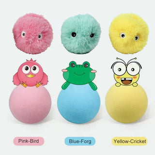  Interactive Plush Cat Toy Ball cashymart