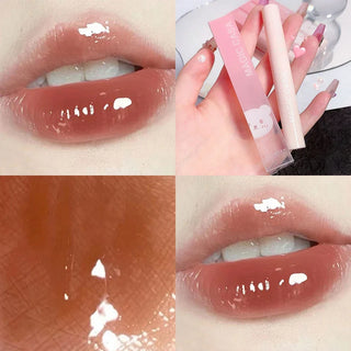  Mirror Water Lip Gloss Lasting Crystal Jelly Glaze Makeup cashymart