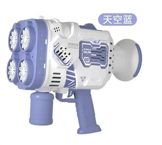  Bubble Gun Rocket Soap Bubble Machine N-Hole Electric Launcher cashymart