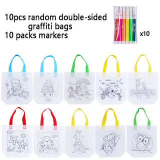  Double-Sided Graffiti Bag cashymart