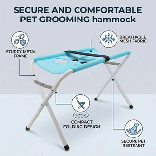 Pet Grooming Hammock with Stand