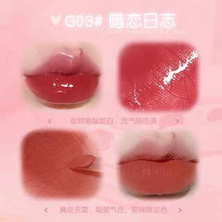  GOGO TALES Double Lip Gloss Mirror Finish Vegan Makeup cashymart