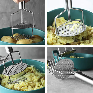  Stainless Steel 2-in-1 Potato Masher & Ricer cashymart