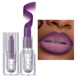  Matte Purple Lip Gloss High Pigment Makeup cashymart