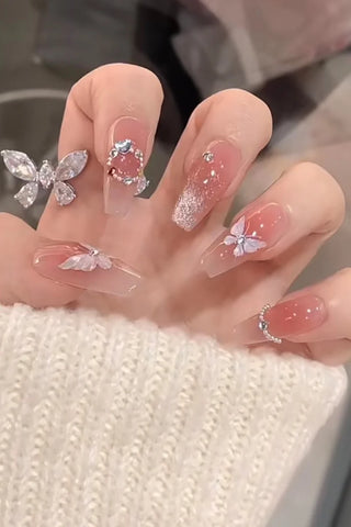  Advanced Luxury Handmade Square Press-On Nails cashymart