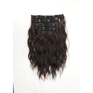  Short Honey Gold Wavy Hair Extensions Set cashymart