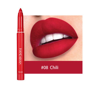  HANDAIYAN 12 Colors Crayon Lipstick High Pigment Velvet Lip Liner cashymart