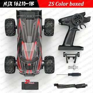  High-Speed Brushless 4WD RC Pickup - MJX 1/16 Off-Road Adventure cashymart