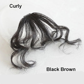  Sunslymei Curly Clip In Bangs Extension cashymart