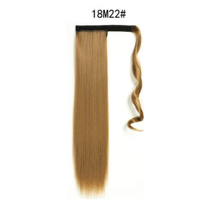 Synthetic Straight Long Ponytail Extensions