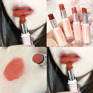  Water Mirror Solid Lip Gloss Lipstick Long Lasting Moisturizing Nude Lip Tint cashymart