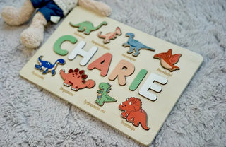  Puzzle Board Wooden Names cashymart