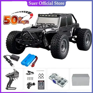  High-Speed 1:16 4WD LED Remote Control Off-Road Monster Truck cashymart