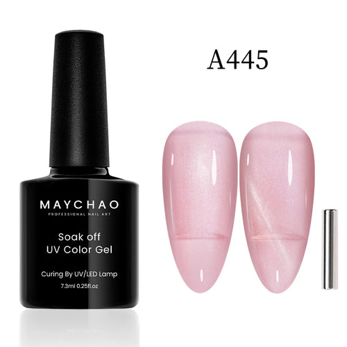 Maychao 12ml Cat Eye Gel Nail Polish Rainbow Effect
