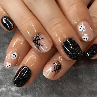  24 Pcs Adorable Halloween Press-On Nail Set cashymart