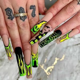  24Pcs Halloween Press-On Nails cashymart