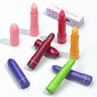  6Color Waterproof Fruit Color Tinted Shine Lip Balm Care cashymart