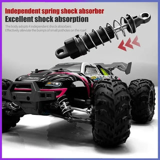  High-Speed 4x4 Remote Control Monster Truck with LED Lights cashymart