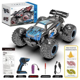  High-Speed Off-Road Remote Control Monster Truck with LED Lights cashymart