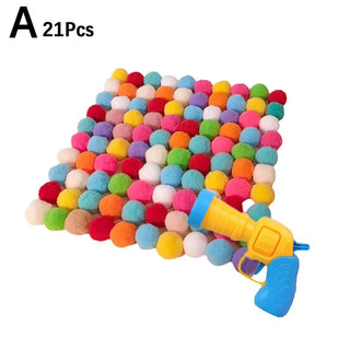  Silent Plush Ball Launcher: Fun Interactive Toy cashymart