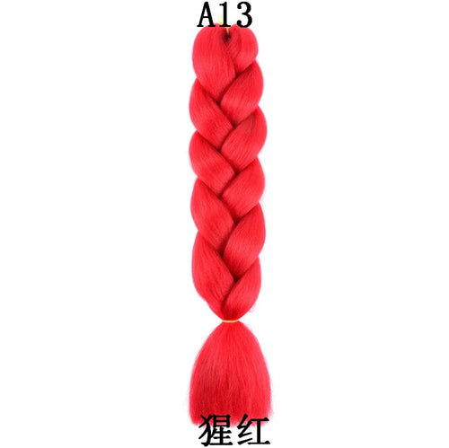 Extensiones de Cabello para Trenzar Sintético de 24 Pulgadas y 100g