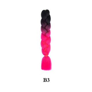 Ombre Jumbo Braiding Hair Extension 24 Inch