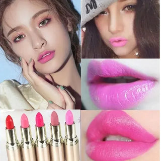  Matte Lipstick 24 Hour Long Lasting Waterproof Velvet Lipstick cashymart