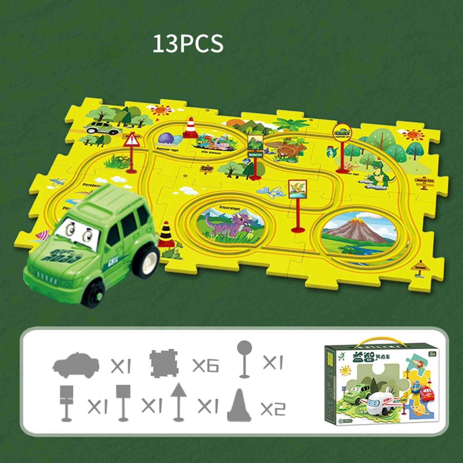  Children's Electric Rail Car Puzzle cashymart