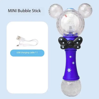  Miniso Cartoon Mickey Mouse Bubble Stick with Lights and Music cashymart