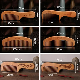  Wood Comb & Head Massage Tool cashymart