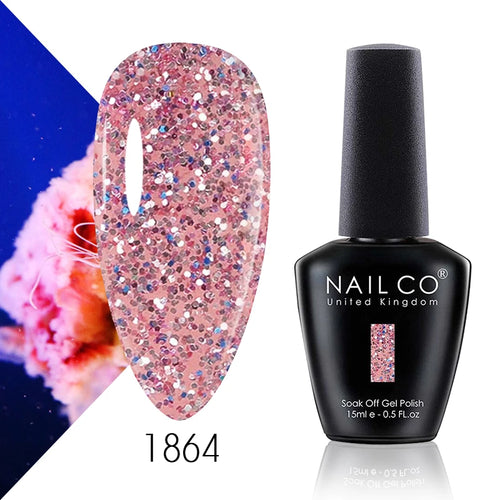 NAILCO 15ml UV Gel Topplack och Baslack Set