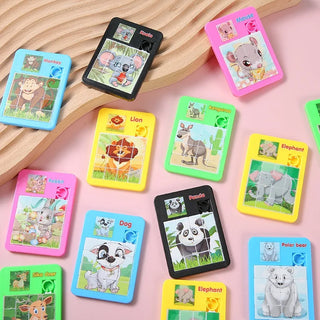  Cartoon Animal Sliding Puzzle Set cashymart