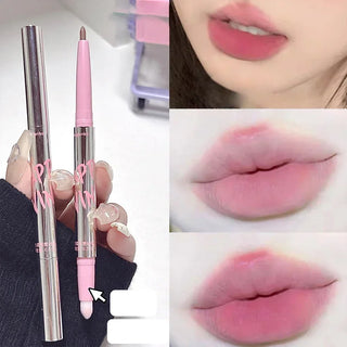  Lip Liner Pen Matte Waterproof Longlasting Silver Tube Makeup cashymart