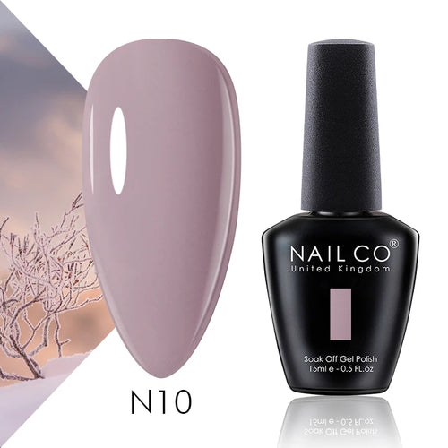 NAILCO 15ml UV Gel Topplack och Baslack Set