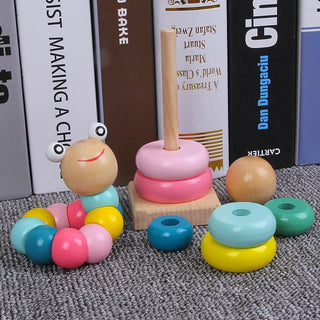  Rainbow Stack Tower Worm Puzzles cashymart