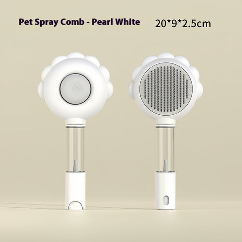  Self-Cleaning Pet Brush Comb with Spray cashymart