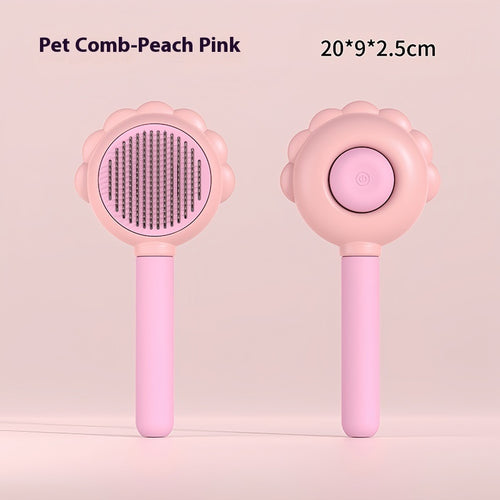  Self-Cleaning Pet Brush Comb with Spray cashymart