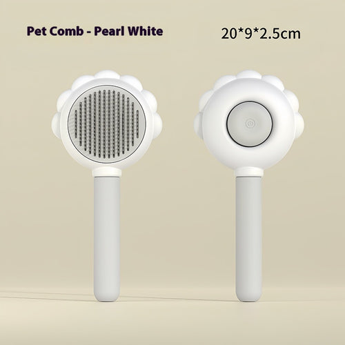  Self-Cleaning Pet Brush Comb with Spray cashymart