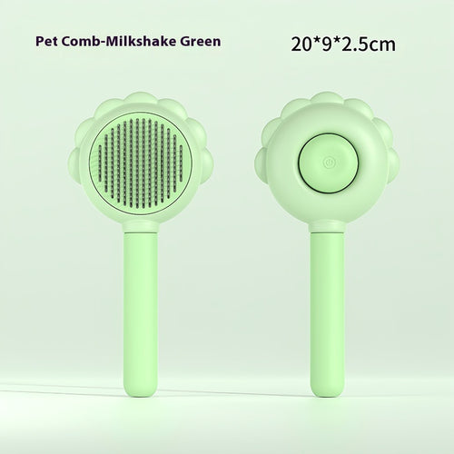  Self-Cleaning Pet Brush Comb with Spray cashymart