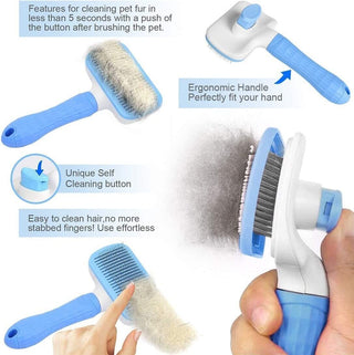  Self-Cleaning Pet Hair Groomer for Dogs and Cats cashymart