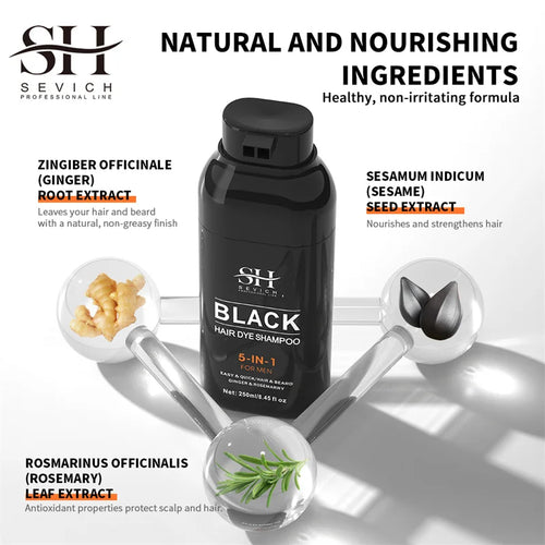  Sevich 5-in-1 Hair Dye Shampoo cashymart