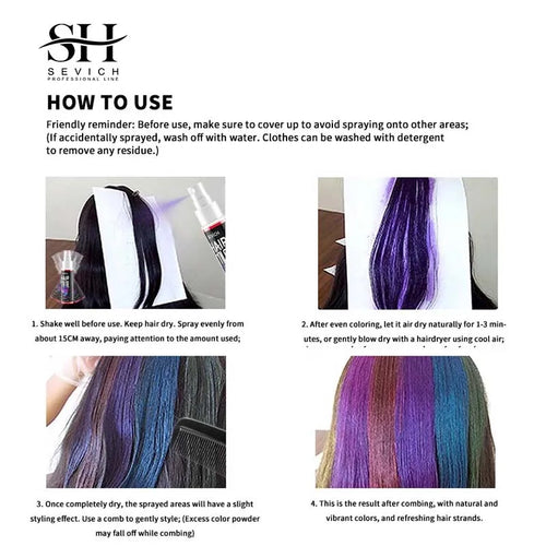  Sevich Temporary Hair Color Spray cashymart
