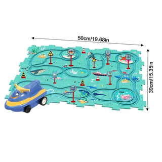  Slot Car Track Puzzle Play Set cashymart