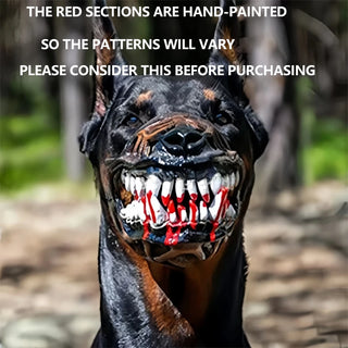 Scary Dog Muzzle with Horror Teeth