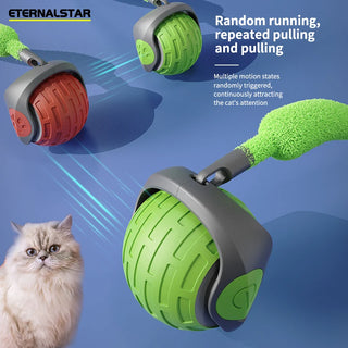  Smart USB Rechargeable Rolling Ball Toy for Playful Cats cashymart