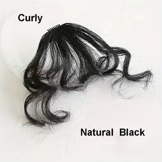  Sunslymei Curly Clip In Bangs Extension cashymart